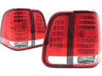 Lincoln Navigator (03-06) фонари задние светодиодные красно-хромированные, комплект 2 шт.